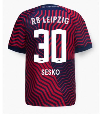 RB Leipzig Benjamin Sesko #30 Segunda Equipación 2023-24 Manga Corta